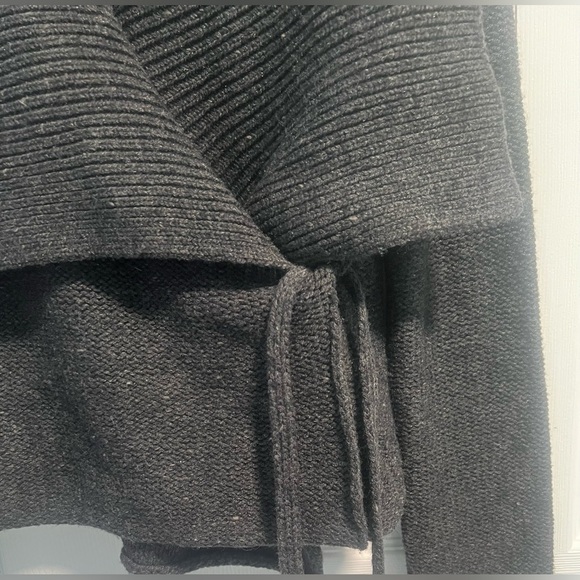 Women's French Connection Gray Wrap Sweater - Picture 2 of 3